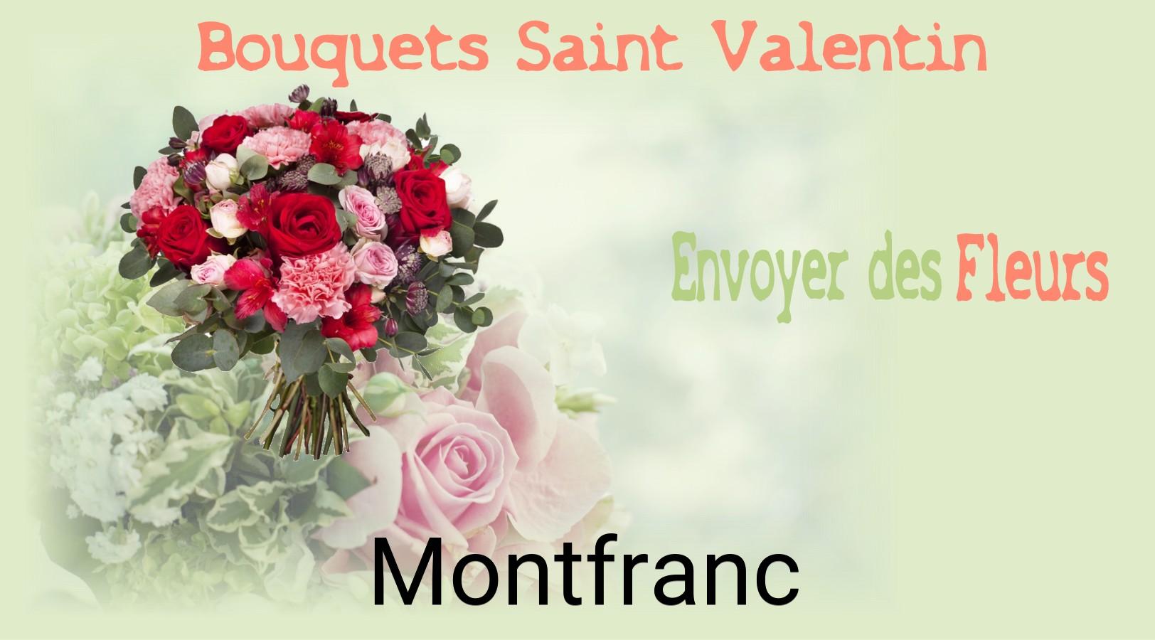 Roses de Saint-Valentin livrées à Montfranc